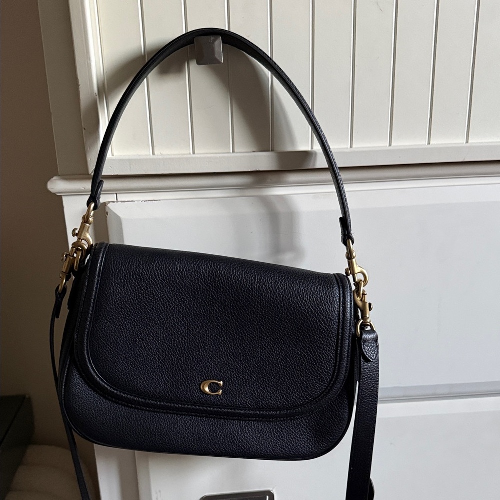 Coach Legacy Small Pebble Leather Shoulder Bag